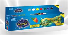 Apex A-007 Glitter Plus 6 + 1 Poster Colours