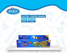 Apex A-007 Glitter Plus 6 + 1 Poster Colours