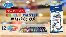 Apex A-1012 Colour Master Water Colour 12 Tubes