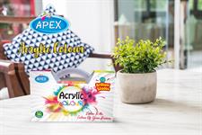 Apex A-1112 12 Acrylic Colour Set