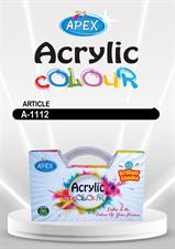 Apex A-1112 12 Acrylic Colour Set