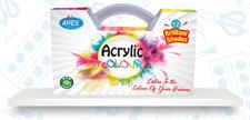 Apex A-1112 12 Acrylic Colour Set