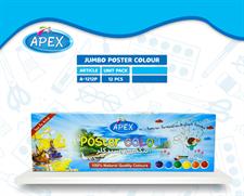 Apex A-1212P Jumbo 12 Poster Colours