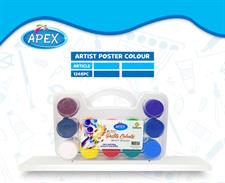 Apex A-1248PC Artist 12 Poster Colour Set