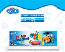 Apex A-606P Junior 6 Poster Colour Set