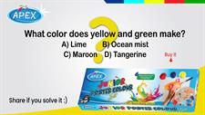 Apex A-606P Junior 6 Poster Colour Set
