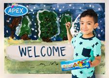 Apex A-612P Junior 12 Poster Colour Set