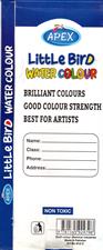 Apex A-912 Little Bird Water Colour Paints 12 Colours