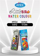 Apex A-912 Little Bird Water Colour Paints 12 Colours