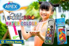 Apex A-912 Little Bird Water Colour Paints 12 Colours