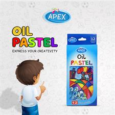 Apex OP-012 Oil Pastels 12 Colours