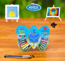 Apex TT-12W Tittly Water Colour Paints 12 Tubes