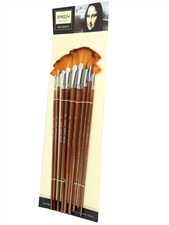 Bomeijia A0187 Artist Fan Brush 9 Pcs Set