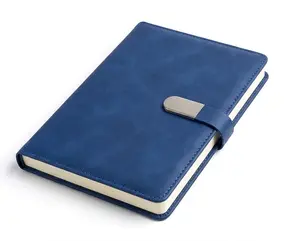 Boss 25-031 A5 Office Notebook with Magnetic Flap Lock Closure - 200 Pages
