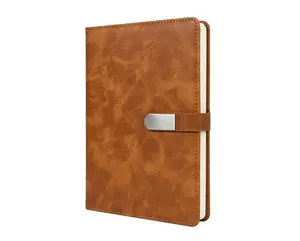 Boss 25-031 A5 Office Notebook with Magnetic Flap Lock Closure - 200 Pages