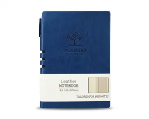 Boss 3725 A5 Planner Leather Office Notebook - 200 Pages