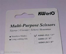 KW-triO JD01-7.5"  Multi-Purpose 7.5" / 190mm Scissors 01 Piece
