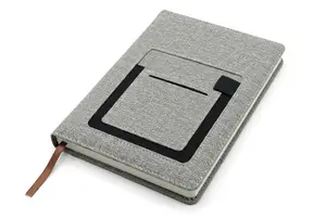 Boss 25-65 A5 Office Notebook with Mobile+Pen Pocket - 232 Pages