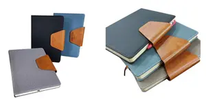 Boss 25-71 A5 Office Notebook with Magnetic Flap Lock Closure - 200 Pages