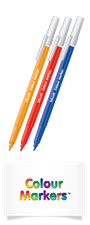 Dollar 10 Assorted Colour Markers