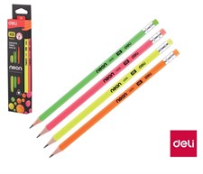 Deli EU51600 Neon Graphite Pencil Pack of 12