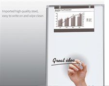 Deli Focus Magnetic Whiteboard 6×3 Feet E7819