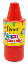 Deer 1-2-018 Hippo Wax Crayons 12 Colours