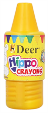 Deer 1-2-018 Hippo Wax Crayons 12 Colours