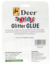 Deer 1-2-101 Glitter Glue 12 Colour Tubes