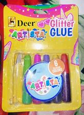 Deer 1-2-102 Glitter Glue 06 Colour Tubes