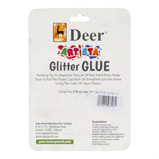 Deer 1-2-102 Glitter Glue 06 Colour Tubes