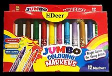Deer 9-0-009-8 Jumbo Colouring Makers