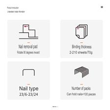 Deli E0393 210 Pages Heavy Duty Stapler
