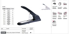 Deli E0395 210 Pages Heavy Duty Stapler