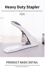 Deli E0395 210 Pages Heavy Duty Stapler