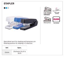 Deli E0434 Swivel Effortless Half Strip 24/6 Stapler