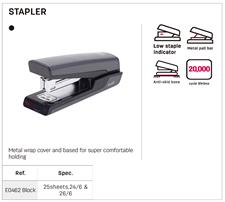 Deli E0462 Metal Half Strip Stapler