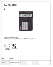 Deli E1507 12-Digits Desktop Calculator