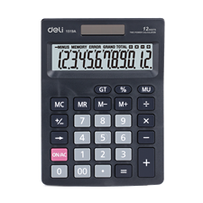 Deli E1519A 12-Digits Desktop Calculator