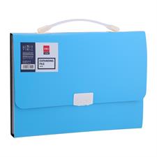 Deli E38126 A4 13 Pockets Expanding File Buckled with Handle