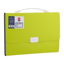 Deli E38126 A4 13 Pockets Expanding File Buckled with Handle