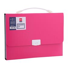 Deli E38126 A4 13 Pockets Expanding File Buckled with Handle