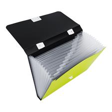 Deli E38126 A4 13 Pockets Expanding File Buckled with Handle