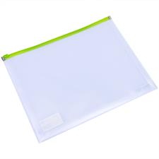 Deli E38975 A4 Transparent Plastic Zip Bag