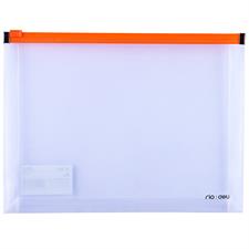 Deli E38976 A5 Transparent Plastic Zip Bag