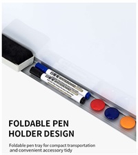 Deli Universal Magnetic Whiteboard 6×4 Feet  E39037A