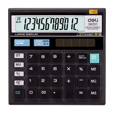 Deli E39231 12-Digits Desktop Calculator