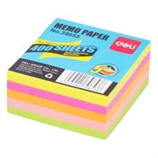 Deli E39853 Neon Colour Memo Sticky Notes 3x3 Inches