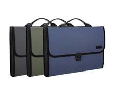 Deli E5556 A4 13 Pockets Expanding File Buckled with Handle