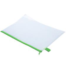 Deli E5596 A4 Mesh PVC Zip Bag